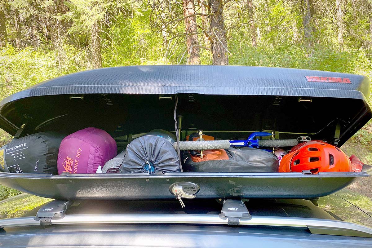 large rooftop cargo box